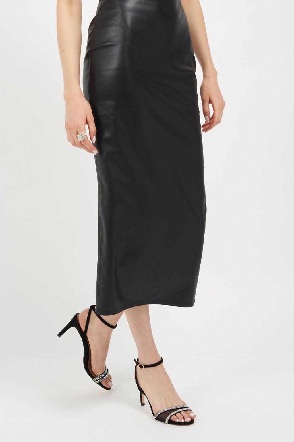 Fame Black Kid Suede - Luzilly Bridal & Apparel