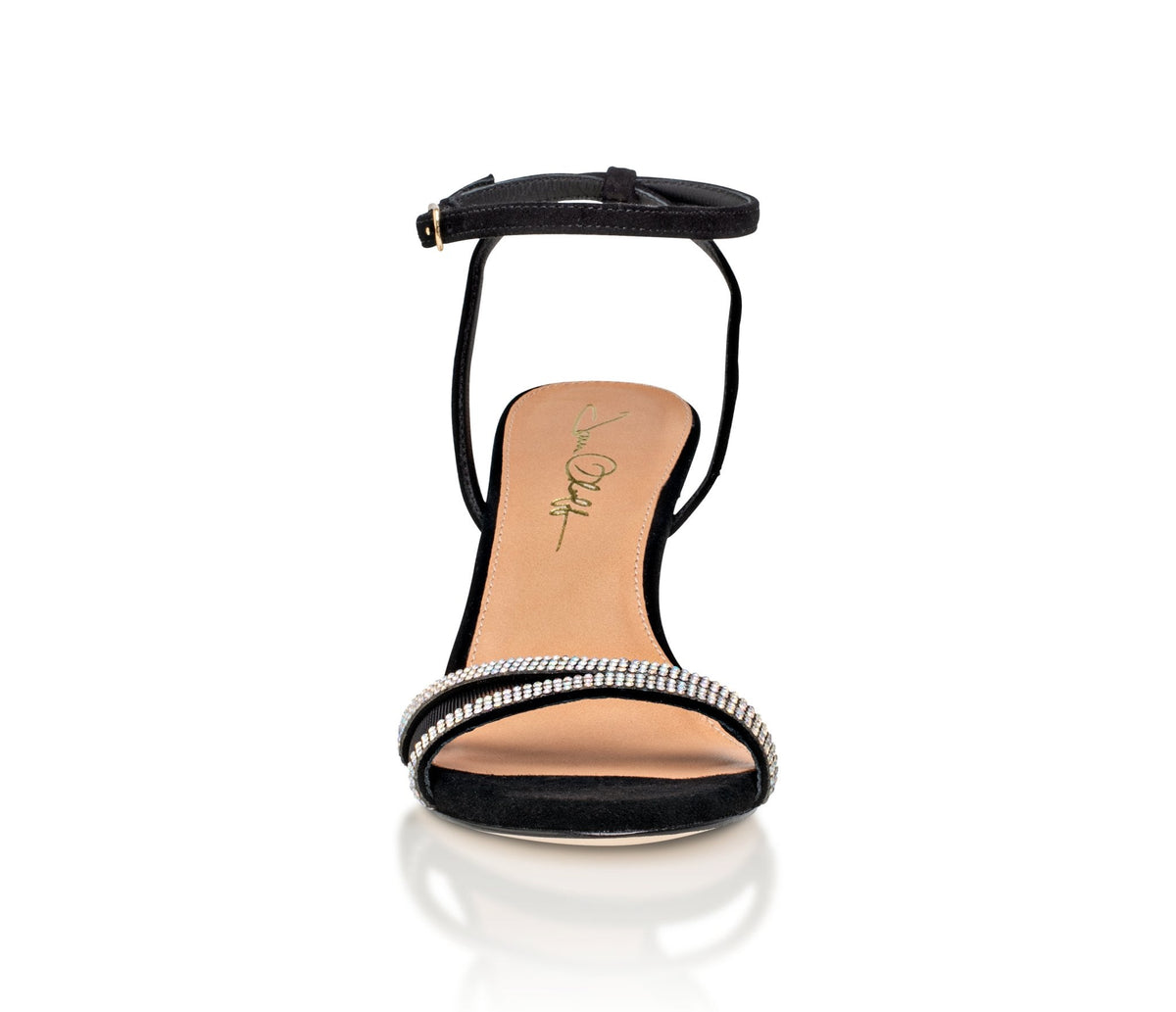 Fame Black Kid Suede - Luzilly Bridal & Apparel