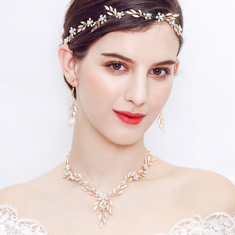 Floral Bridal Jewelry Set (3-Piece) - Luzilly Bridal & Apparel
