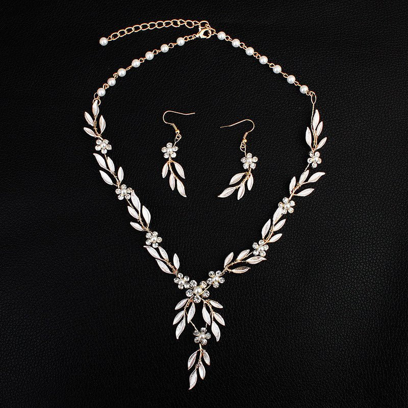 Floral Bridal Jewelry Set (3-Piece) - Luzilly Bridal & Apparel