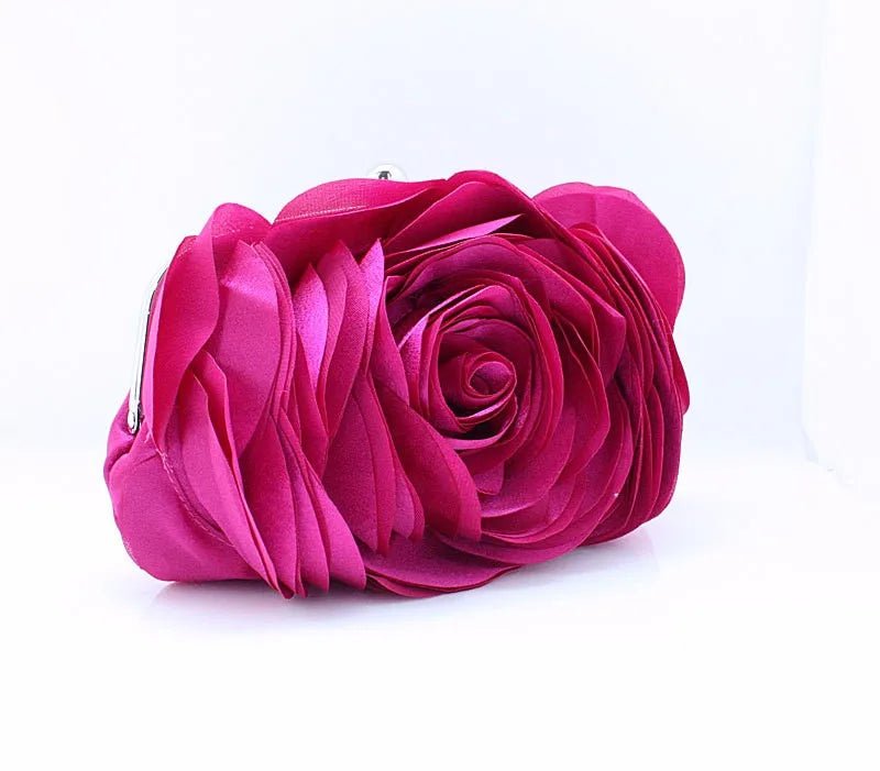 Floral Chain Clutch — Evening Bag - Luzilly Bridal & Apparel