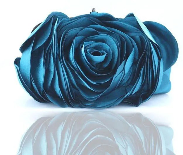Floral Chain Clutch — Evening Bag - Luzilly Bridal & Apparel