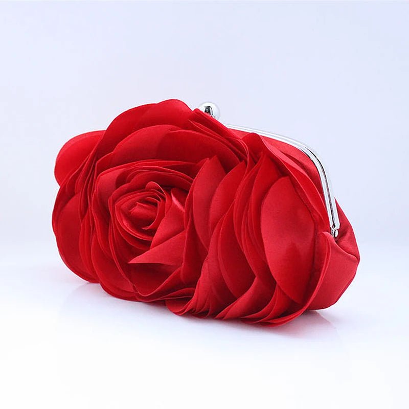 Floral Chain Clutch — Evening Bag - Luzilly Bridal & Apparel