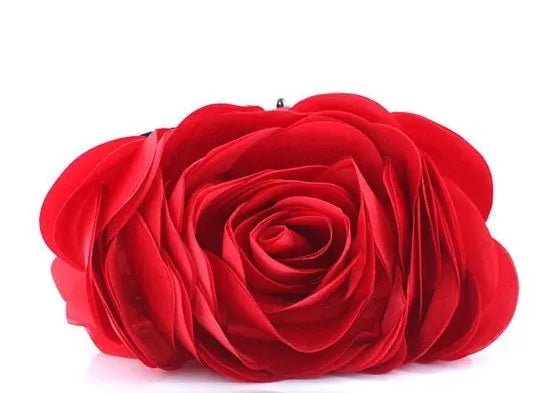 Floral Chain Clutch — Evening Bag - Luzilly Bridal & Apparel