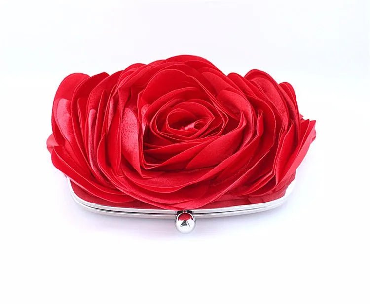 Floral Chain Clutch — Evening Bag - Luzilly Bridal & Apparel