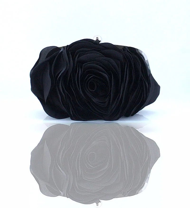 Floral Chain Clutch — Evening Bag - Luzilly Bridal & Apparel