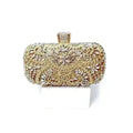 Floral Crystal Minaudière Clutch Bag - Luzilly Bridal & Apparel