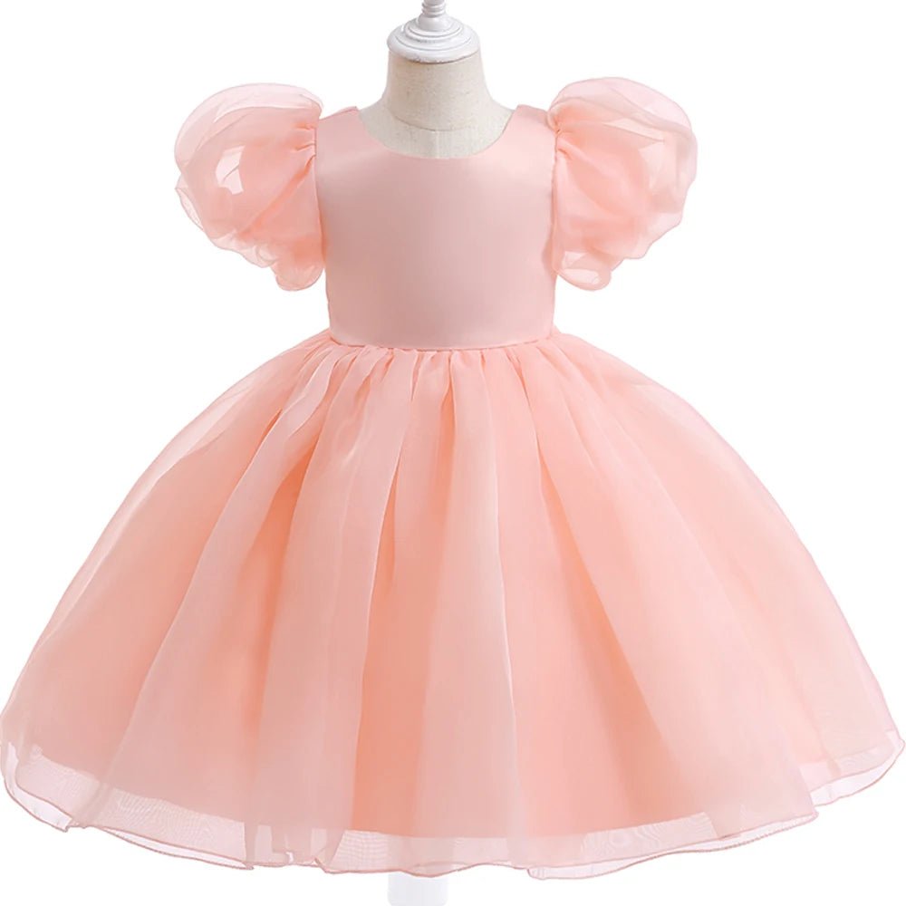 Floral Print Girls' Party Dress - Luzilly Bridal & Apparel