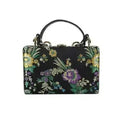Floral Satin Clutch & Crossbody Bag - Luzilly Bridal & Apparel