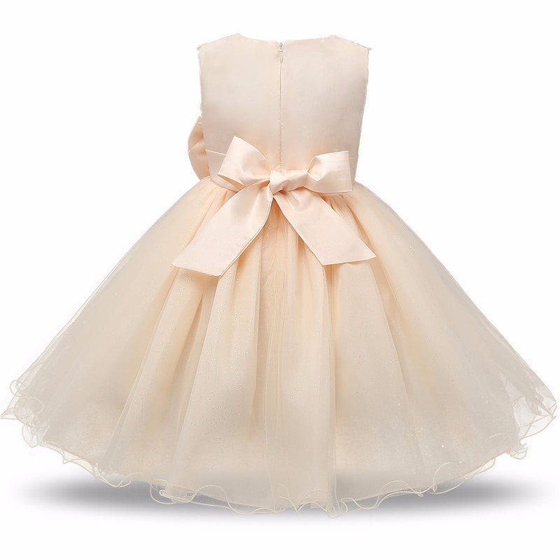Floral Tutu Flower Girl Dress - Luzilly Bridal & Apparel