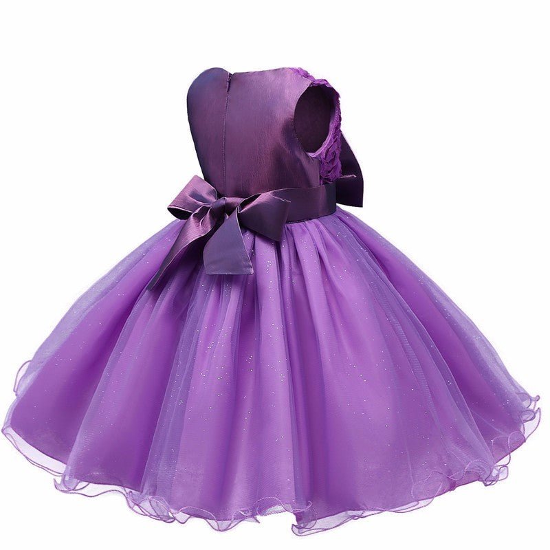 Floral Tutu Flower Girl Dress - Luzilly Bridal & Apparel