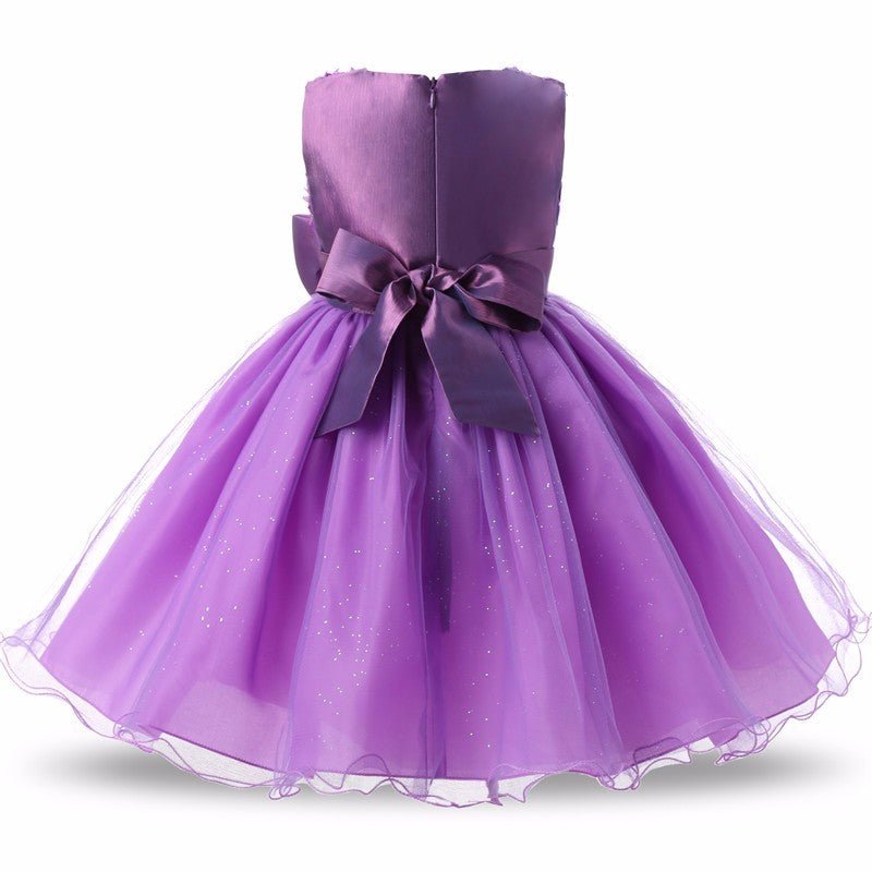 Floral Tutu Flower Girl Dress - Luzilly Bridal & Apparel