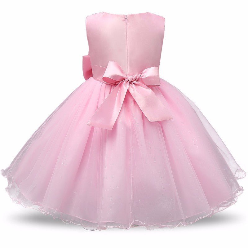 Floral Tutu Flower Girl Dress - Luzilly Bridal & Apparel