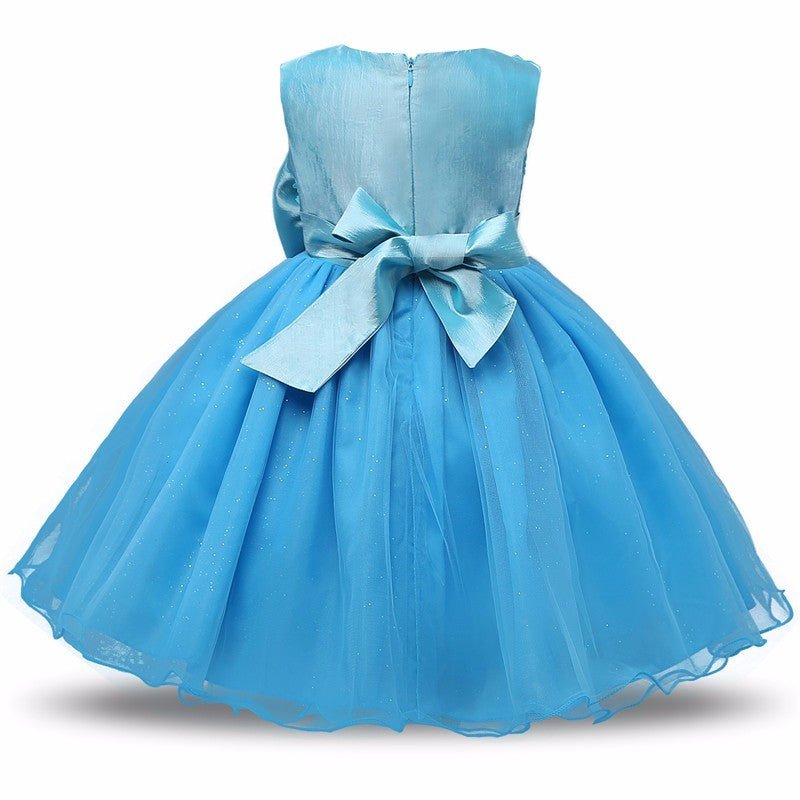 Floral Tutu Flower Girl Dress - Luzilly Bridal & Apparel