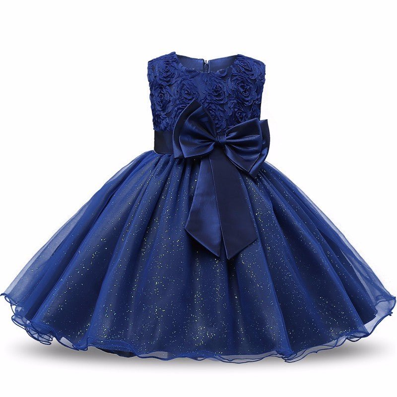 Floral Tutu Flower Girl Dress - Luzilly Bridal & Apparel
