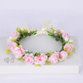 Flower garland super fairy bridal headpiece handmade simulation flower fairy headpiece wedding photography hair accessory - Luzilly Bridal & Apparel