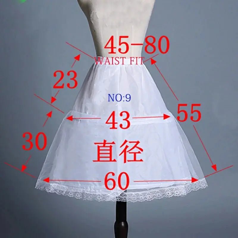 Flower Girl Petticoat Underskirt - Multiple Styles - Luzilly Bridal & Apparel