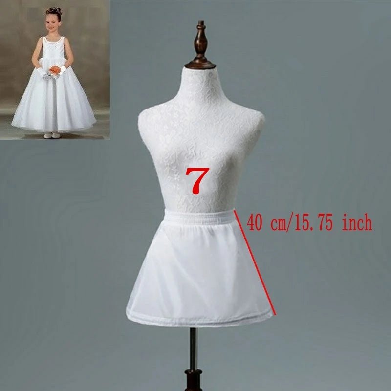 Flower Girl Petticoat Underskirt - Multiple Styles - Luzilly Bridal & Apparel