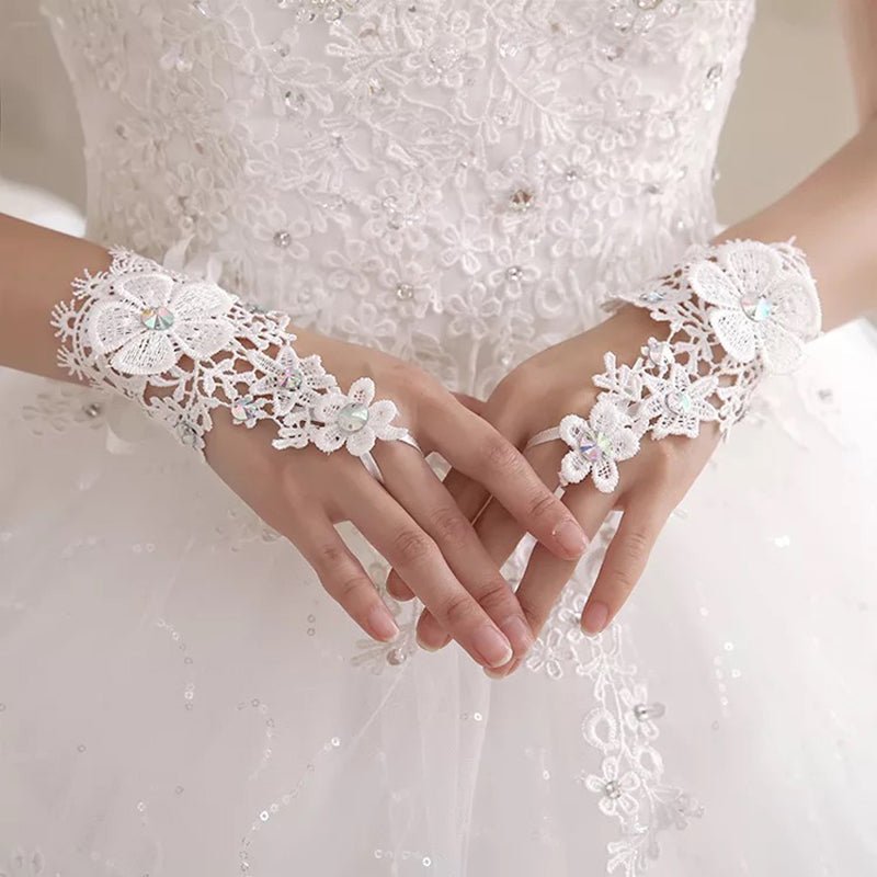 Flowers Fashion Women's Short Accessories Wedding Dress Accessories - Luzilly Bridal & Apparel