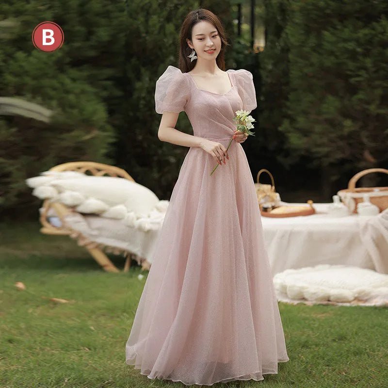 Flowy Chiffon Bridesmaid Dress - Luzilly Bridal & Apparel