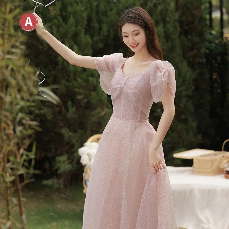 Flowy Chiffon Bridesmaid Dress - Luzilly Bridal & Apparel