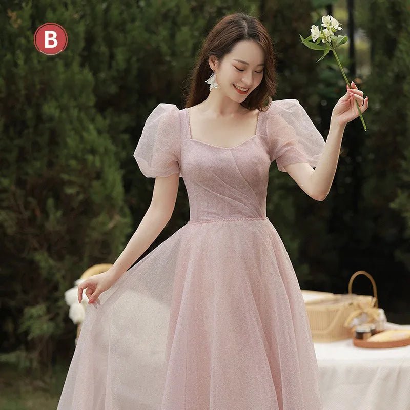 Flowy Chiffon Bridesmaid Dress - Luzilly Bridal & Apparel