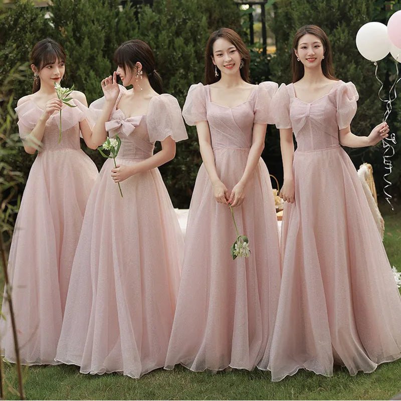 Flowy Chiffon Bridesmaid Dress - Luzilly Bridal & Apparel