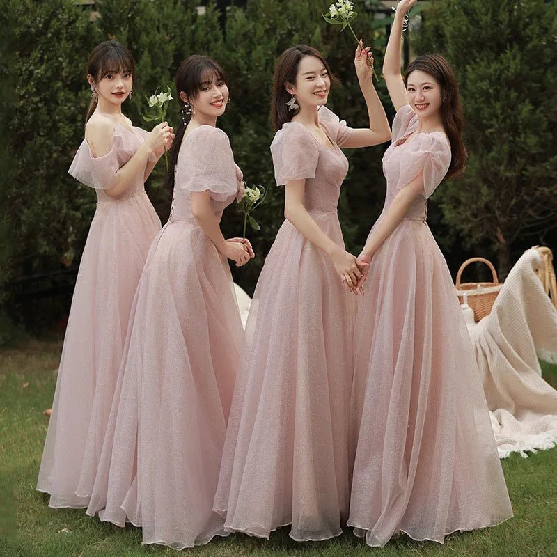 Flowy Chiffon Bridesmaid Dress - Luzilly Bridal & Apparel