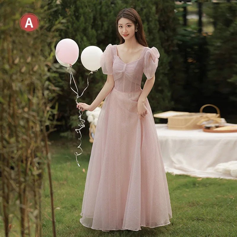 Flowy Chiffon Bridesmaid Dress - Luzilly Bridal & Apparel
