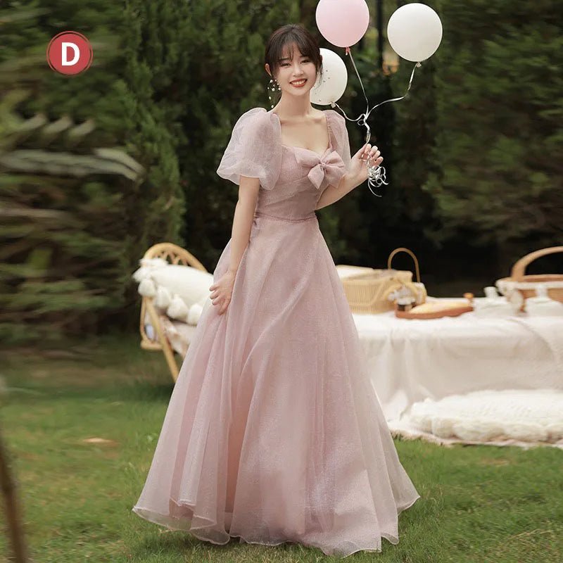 Flowy Chiffon Bridesmaid Dress - Luzilly Bridal & Apparel