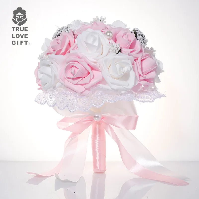 Foam Flower Wedding Bouquet - Luzilly Bridal & Apparel