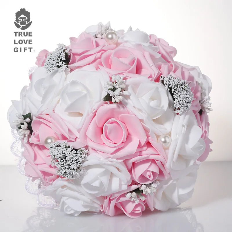 Foam Flower Wedding Bouquet - Luzilly Bridal & Apparel