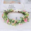 Forest style bride sweet flower headband hair accessories super fairy small floral accessories and makeup styling photography photography travel photography - Luzilly Bridal & Apparel