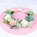 Forest style headband simulation, starry sky, eucalyptus flower wreath, bride's wedding dress, photography, headpiece, headband - Luzilly Bridal & Apparel