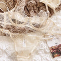French Floral Embroidery Bra & Panty Set - Luzilly Bridal & Apparel