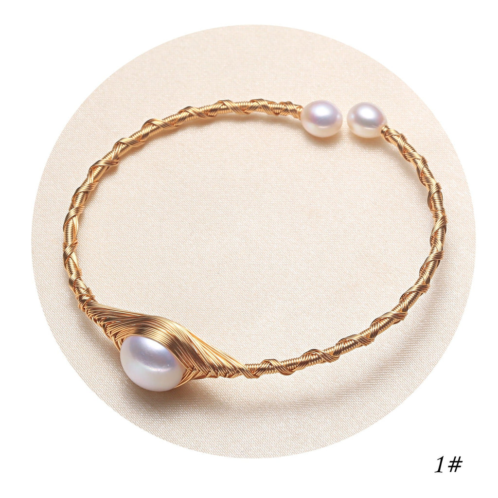 Freshwater Pearl Bracelet Female Hand Jewelry Pearl Jewelry - Luzilly Bridal & Apparel
