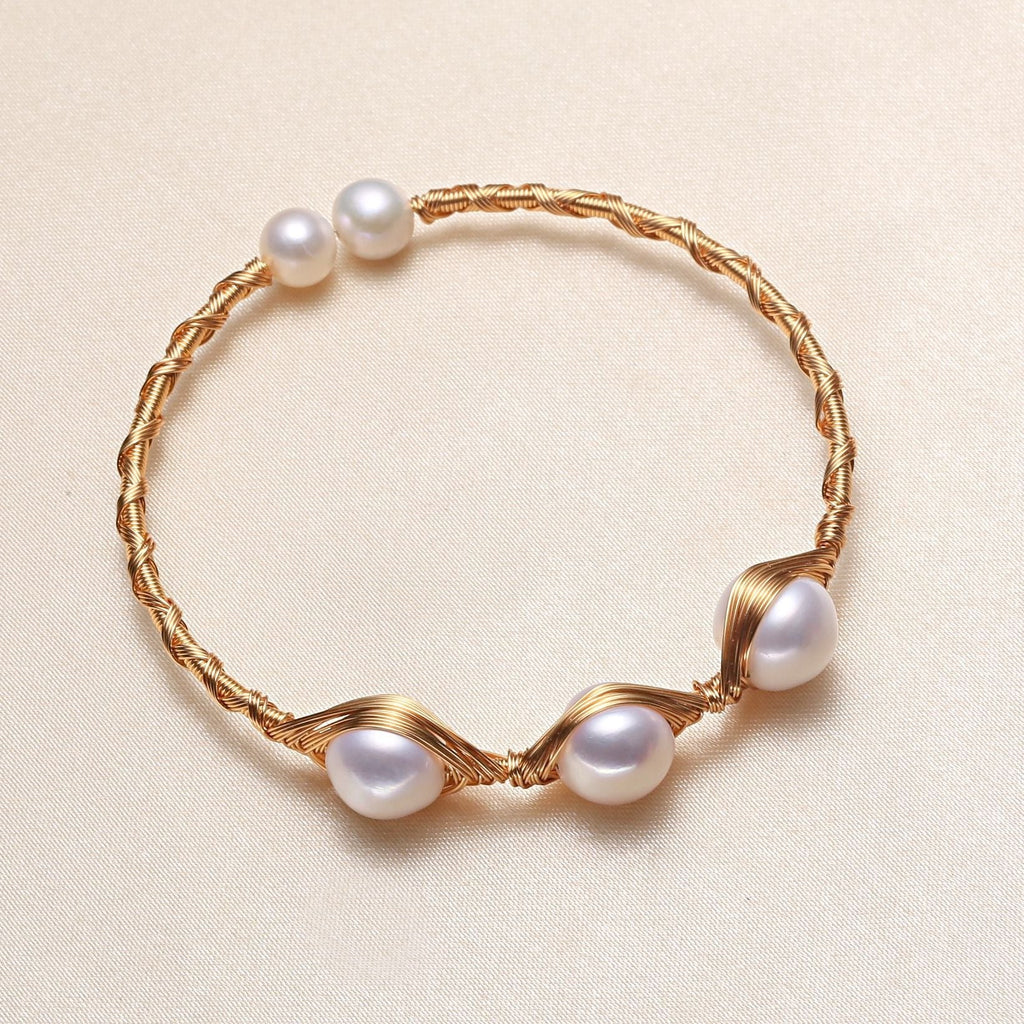 Freshwater Pearl Bracelet Female Hand Jewelry Pearl Jewelry - Luzilly Bridal & Apparel