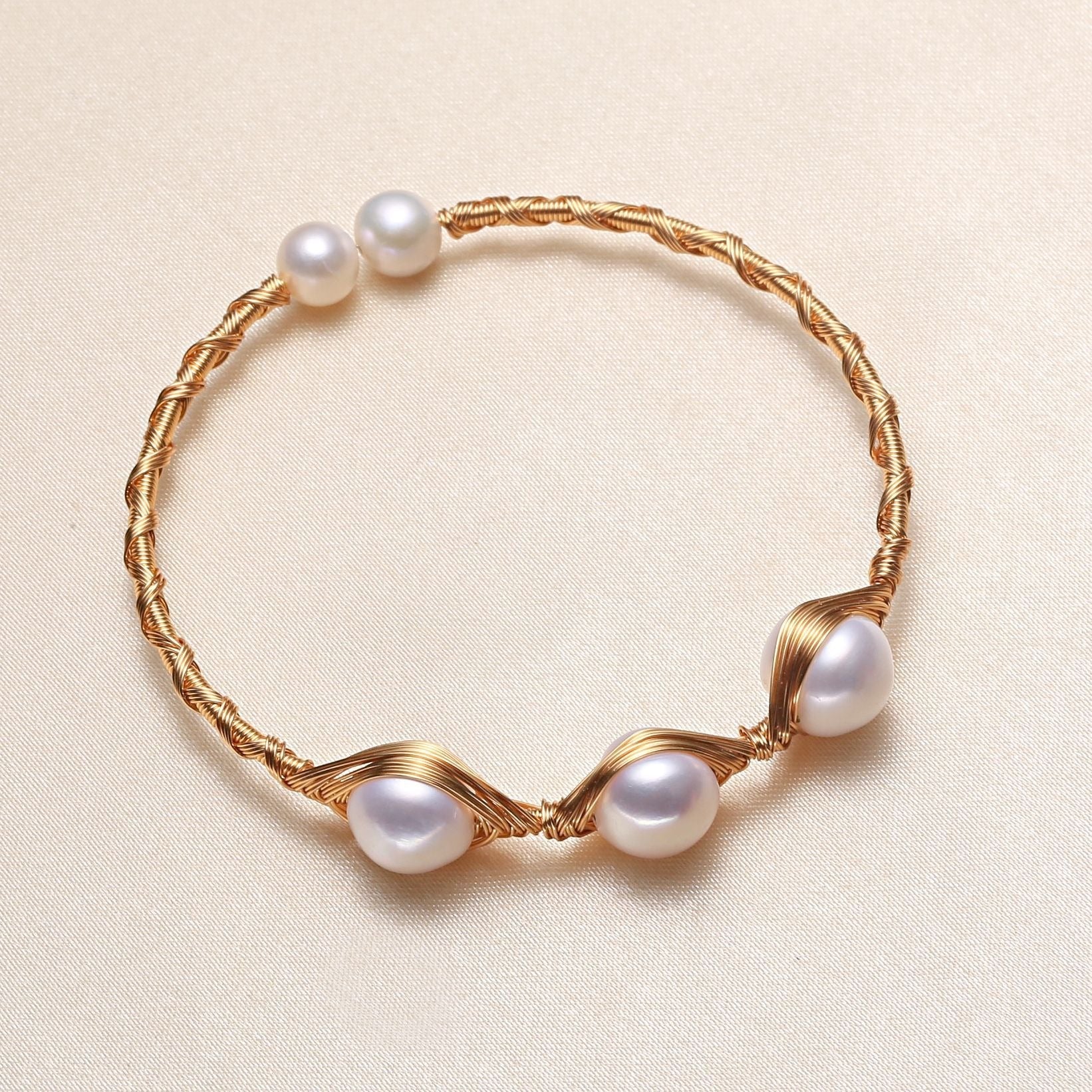 Freshwater Pearl Bracelet Female Hand Jewelry Pearl Jewelry - Luzilly Bridal & Apparel