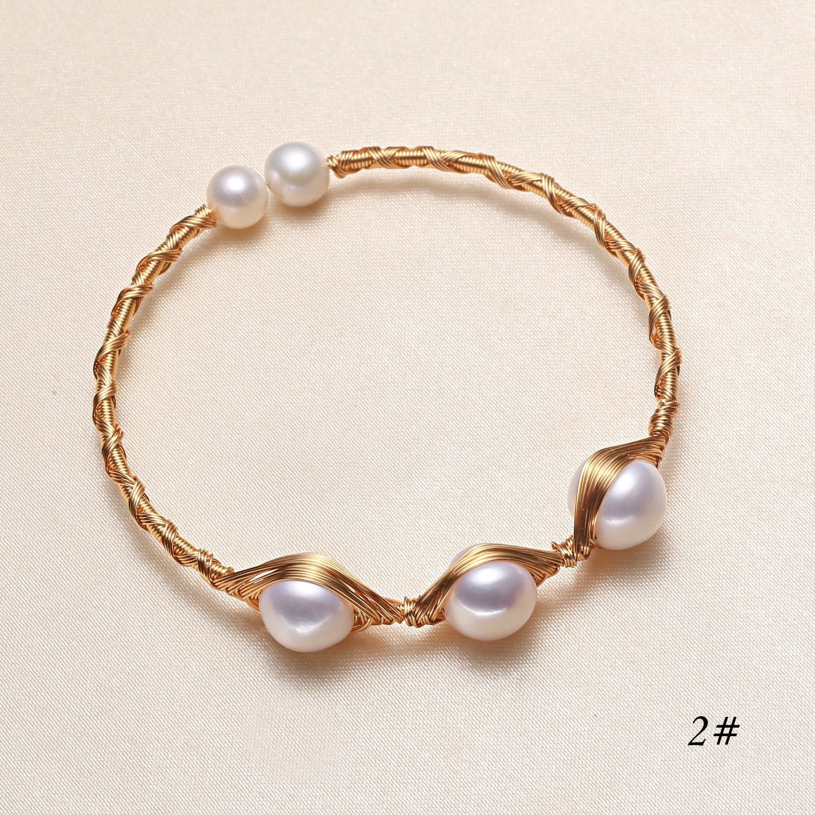 Freshwater Pearl Bracelet Female Hand Jewelry Pearl Jewelry - Luzilly Bridal & Apparel