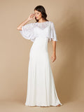 Gilly Boho Beaded Pull-On Bridal Capelet - Luzilly Bridal & Apparel