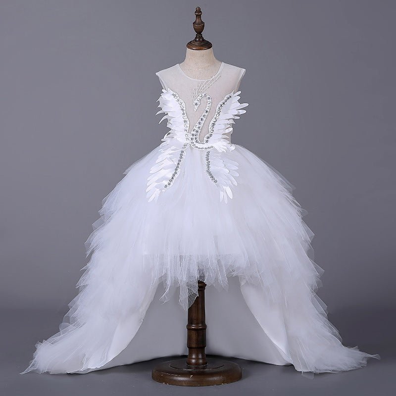Girl Princess Pompous Skirt Flower Child Wedding Dress - Luzilly Bridal & Apparel