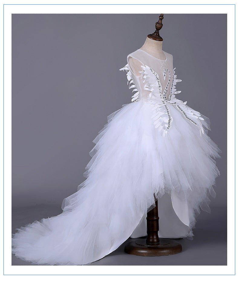 Girl Princess Pompous Skirt Flower Child Wedding Dress - Luzilly Bridal & Apparel