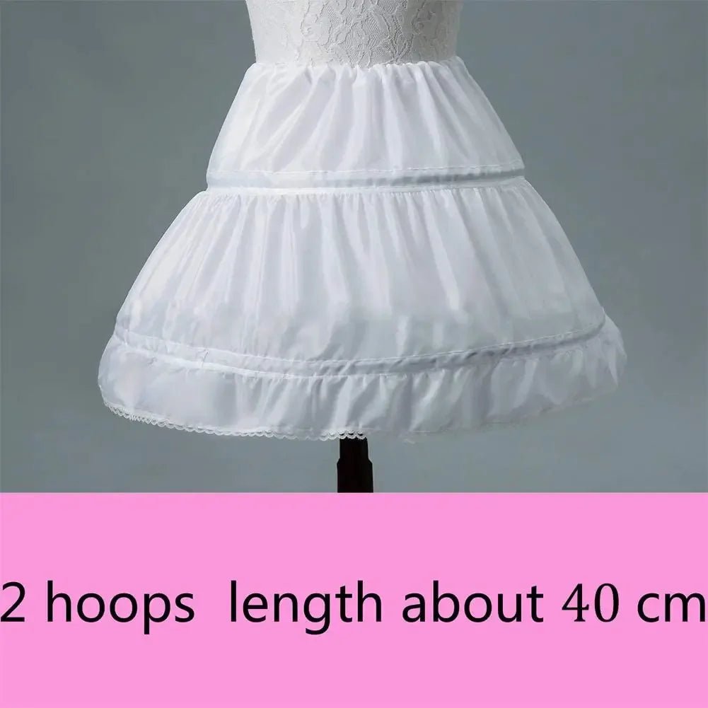 Girls' Ruffle Party Petticoat Underskirt - Luzilly Bridal & Apparel