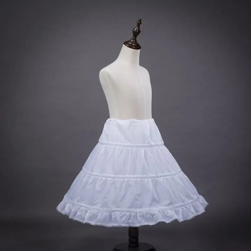 Girls' Ruffle Party Petticoat Underskirt - Luzilly Bridal & Apparel