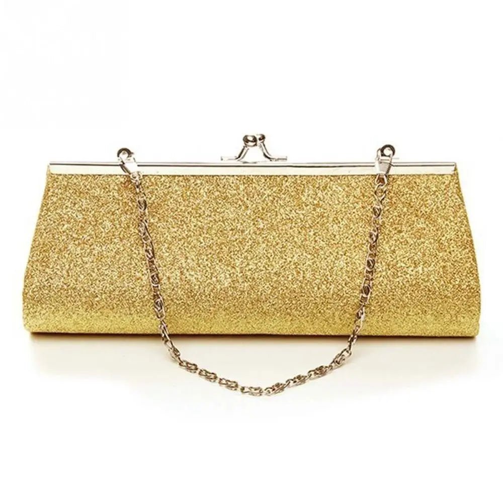 Glitter Chain Evening Clutch - Luzilly Bridal & Apparel