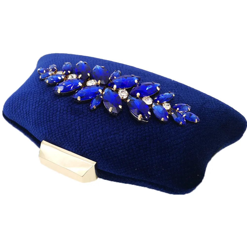 Glitter Crystal Evening Clutch - Luzilly Bridal & Apparel