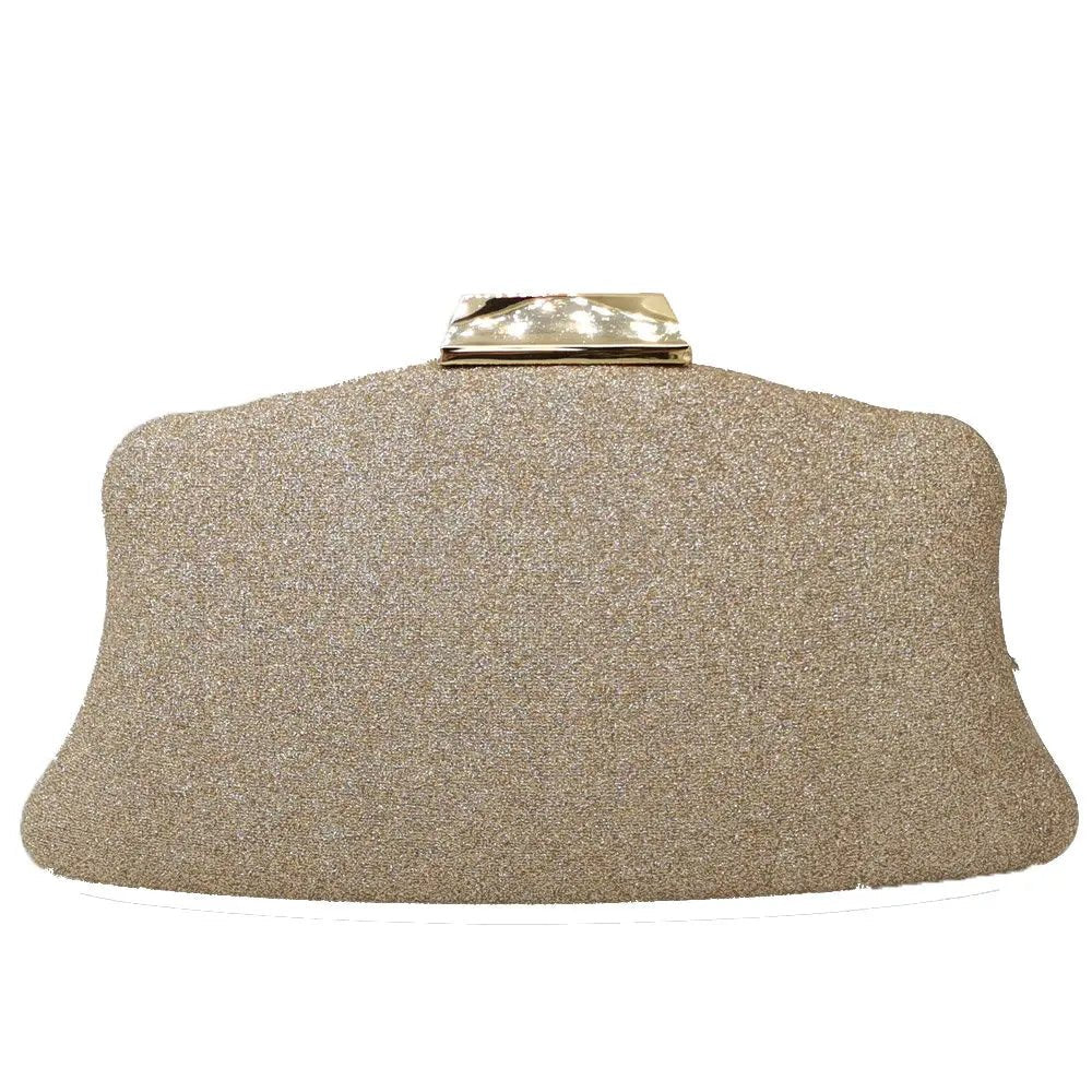 Glitter Crystal Evening Clutch - Luzilly Bridal & Apparel