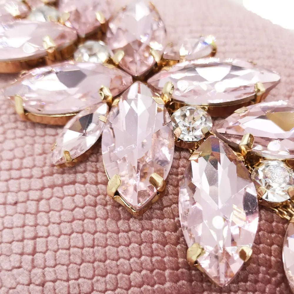 Glitter Crystal Evening Clutch - Luzilly Bridal & Apparel