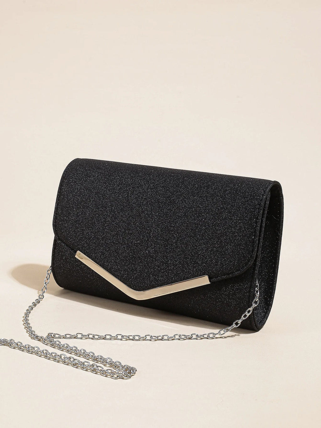 Glitter Envelope Evening Clutch - Luzilly Bridal & Apparel