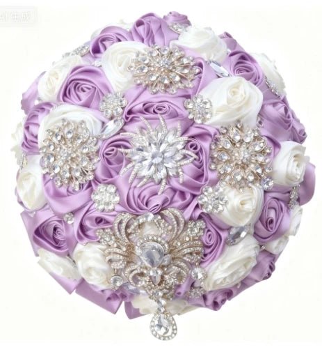 Gold Rose Wedding Bouquet - Luzilly Bridal & Apparel